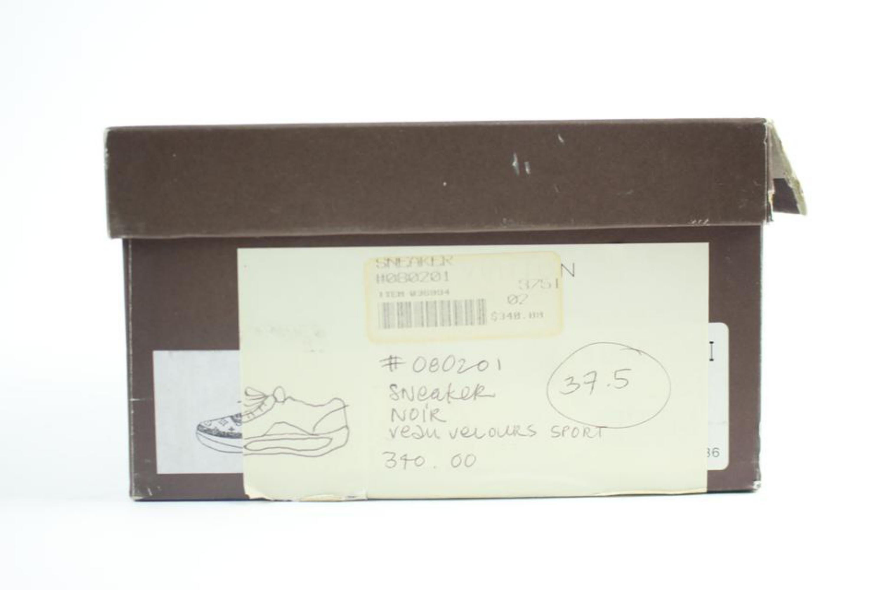 Men's Louis Vuitton Black Classic Sneaker 45lva1202 Sneakers For Sale