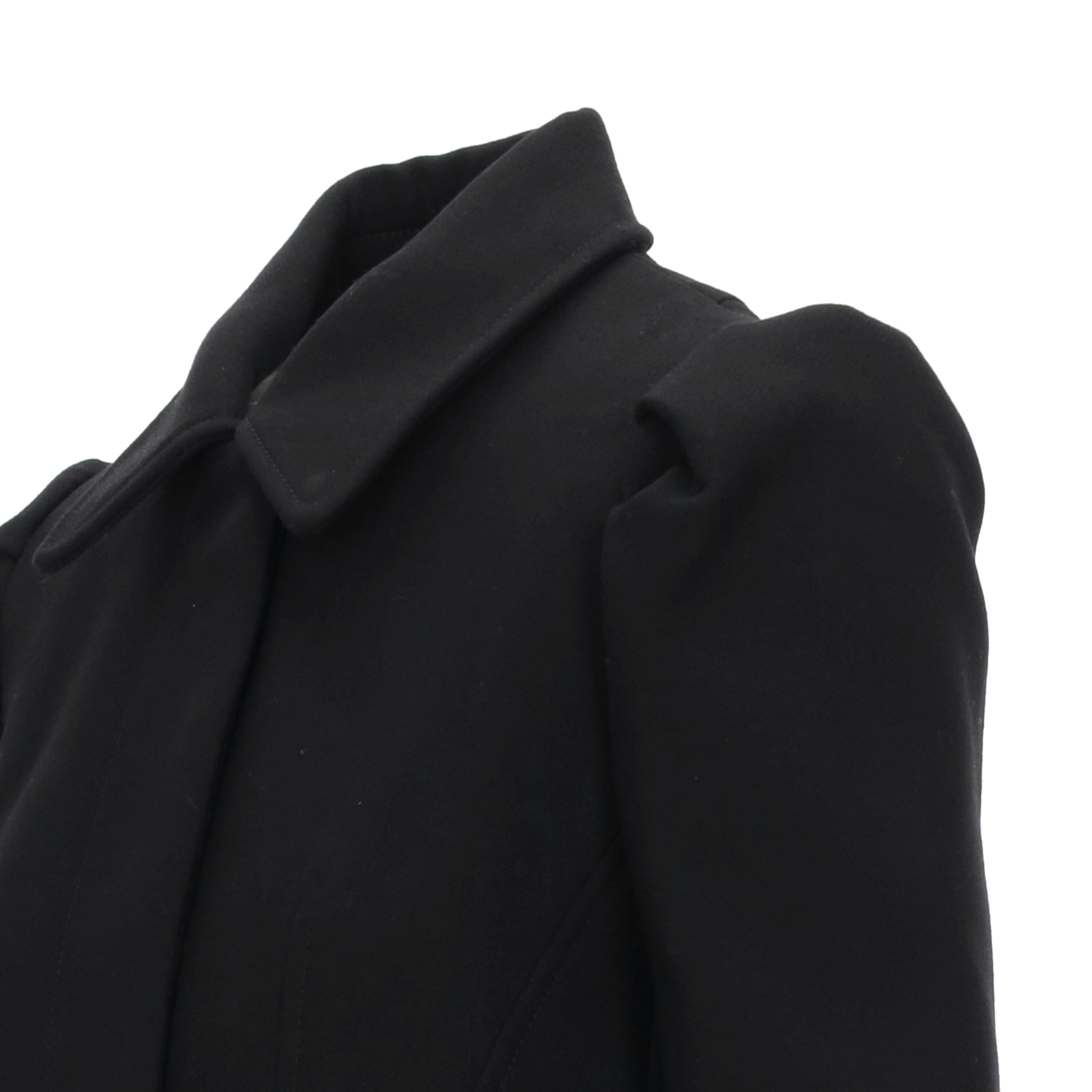 Louis Vuitton Black Coat - '10s In Excellent Condition For Sale In Milano, IT