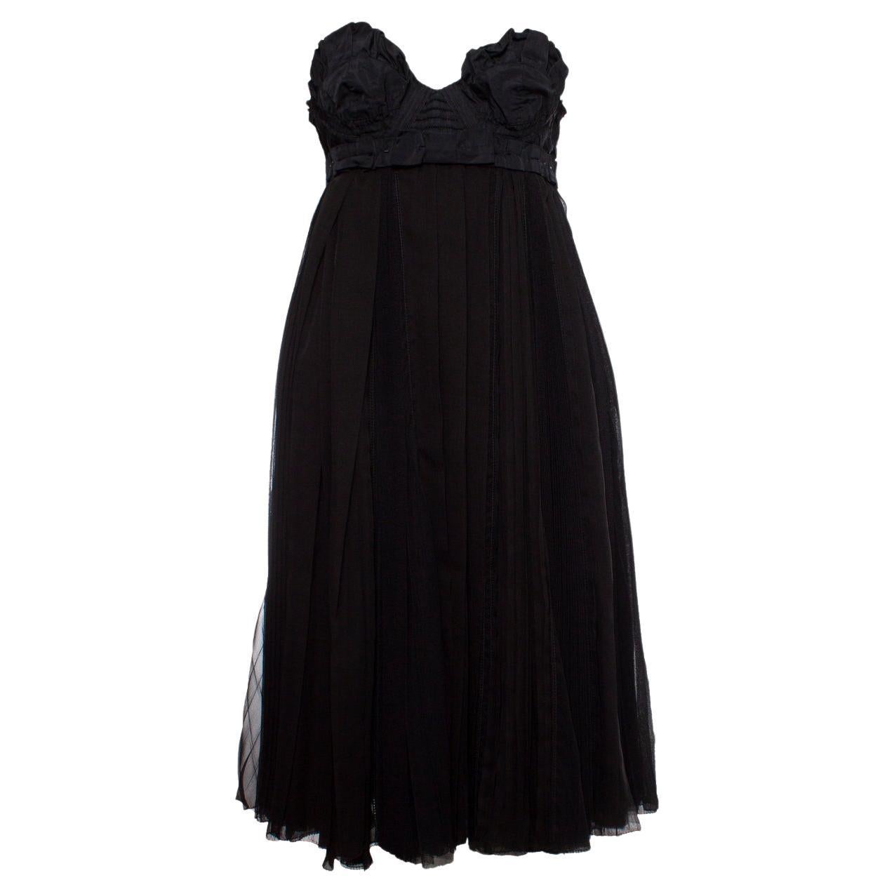 Schwarzes Louis Vuitton-Cocktailkleid im Angebot