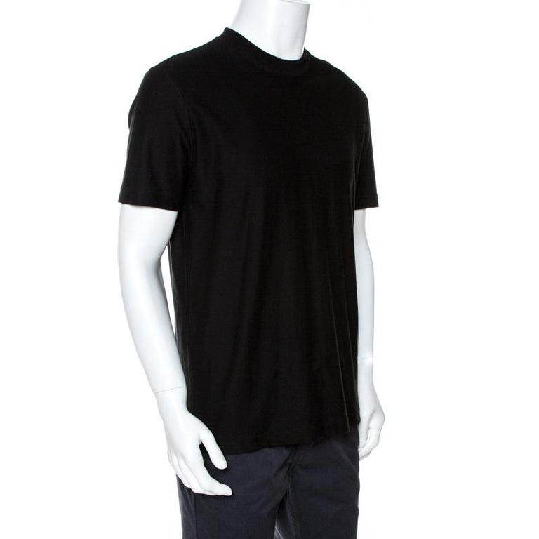 Louis Vuitton Black Cotton and Jacquard Velour Satellite T Shirt M For Sale  at 1stDibs | louis vuitton velvet t shirt
