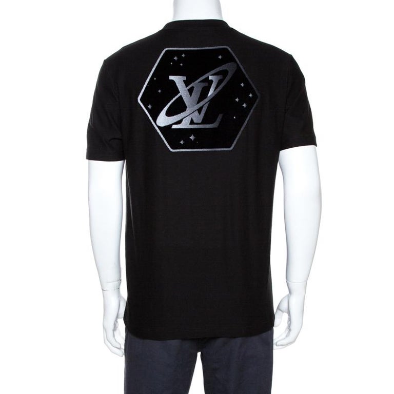 T-shirt Louis Vuitton Black size M International in Cotton - 27349272