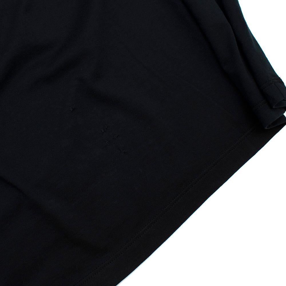 Women's or Men's Louis Vuitton Black Cotton 'Paris' 14 Sequin Embellished T-shirt S For Sale