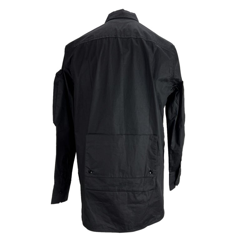 Louis Vuitton Men's Black Cotton LV Rainbow Collar Half Zip Polo T- Shirt size XS