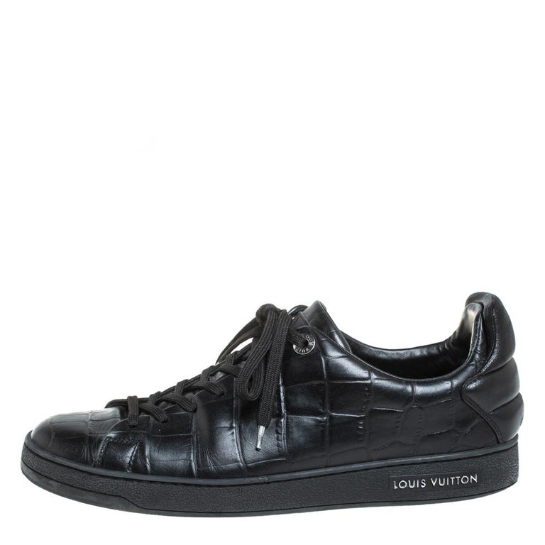 Louis Vuitton Black Fabric and Leather Slip On Sneakers Size 36 Louis  Vuitton | The Luxury Closet