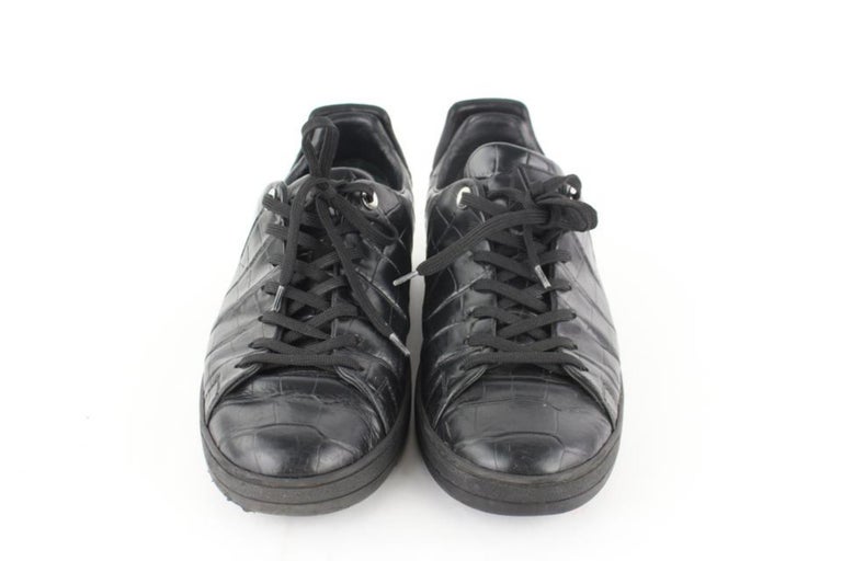 Leather high trainers Louis Vuitton Black size 42 EU in Leather