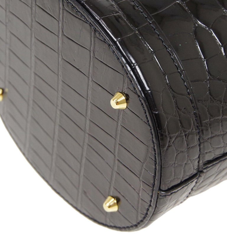 Louis Vuitton NEW Purple Crocodile Exotic Top Handle Satchel Shoulder Tote  Bag at 1stDibs