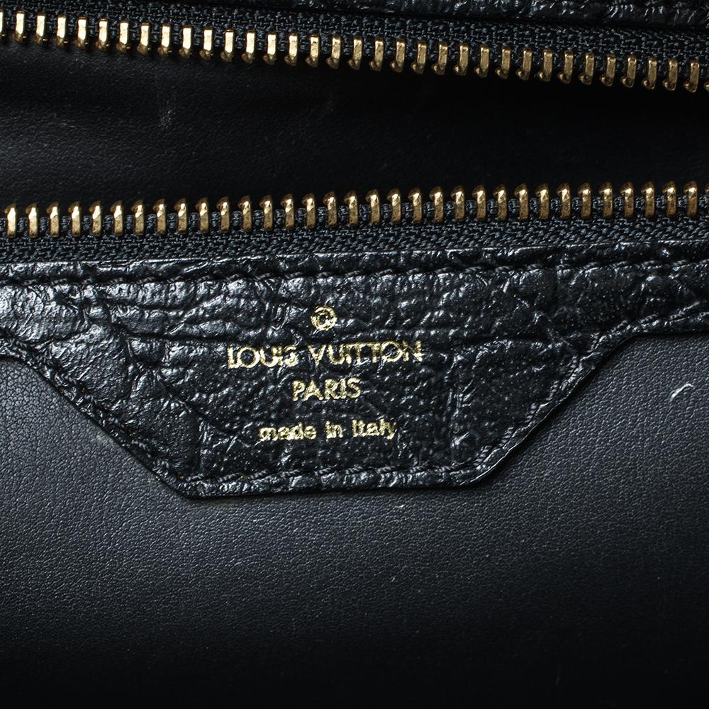 Louis Vuitton Black Cuir Indra Duffel Bag 1