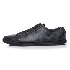 Louis Vuitton, Black damier canvas trainers