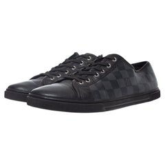Louis Vuitton, Black damier canvas trainers