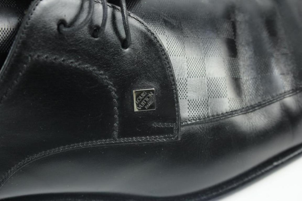Louis Vuitton Black Damier Dress 22lva1114 Formal Shoes 6