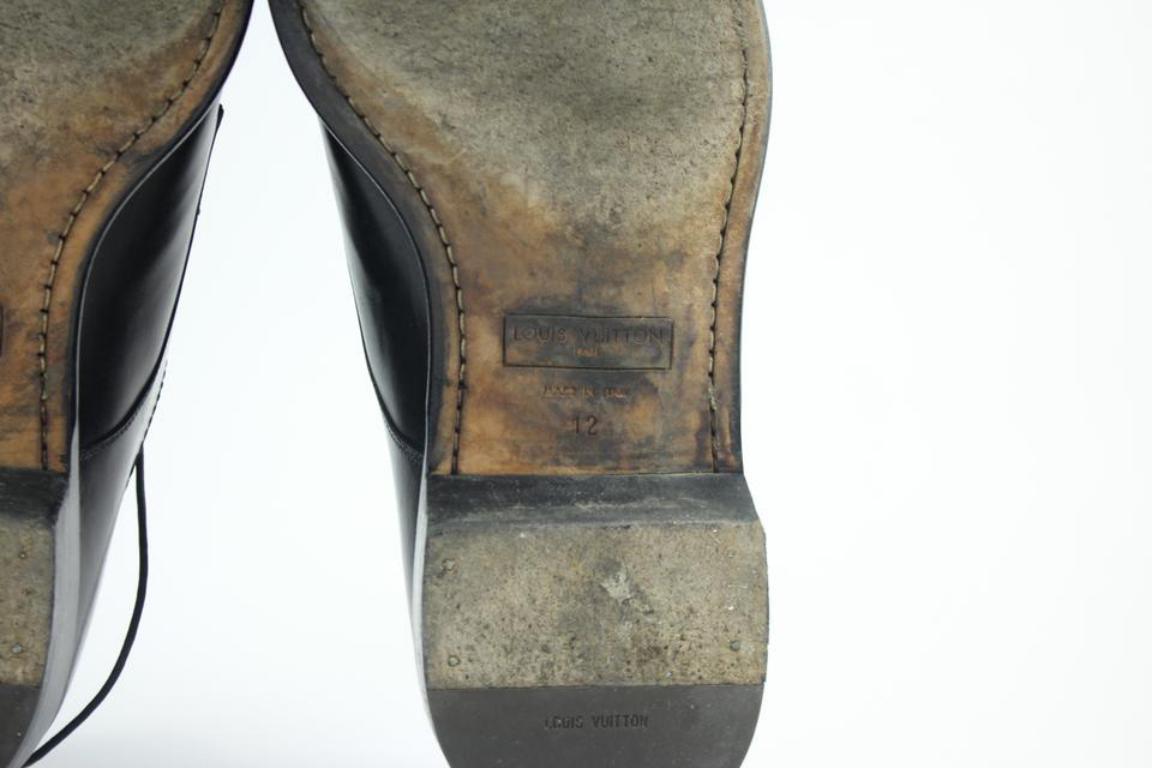 Louis Vuitton Black Damier Dress 22lva1114 Formal Shoes 2