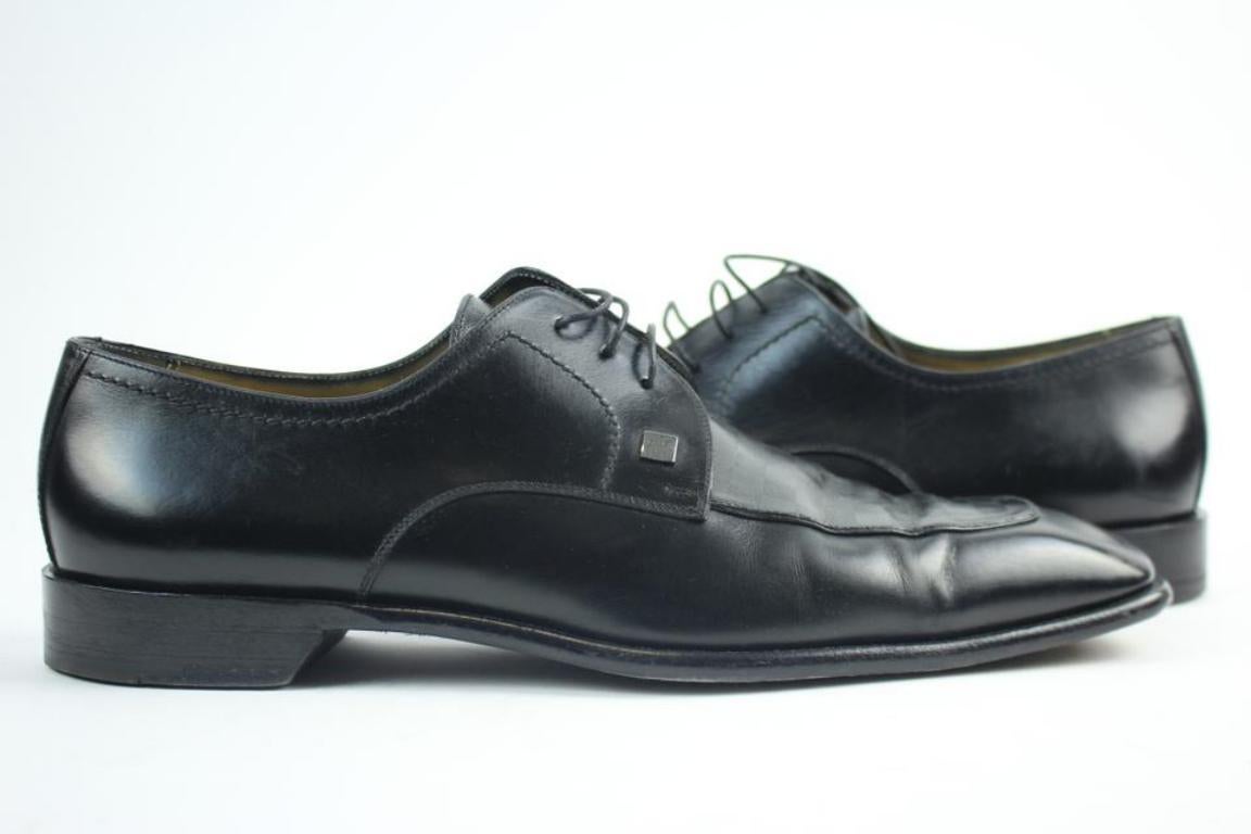 Louis Vuitton Black Damier Dress 22lva1114 Formal Shoes 5