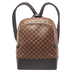 Louis Vuitton Black Damier Ebene Canvas and Leather Jake Backpack