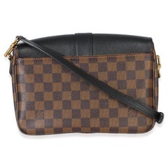 Louis Vuitton Black Damier Ebene Canvas Clapton PM