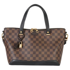 Louis Vuitton Black Damier Ebene Canvas Hyde Park