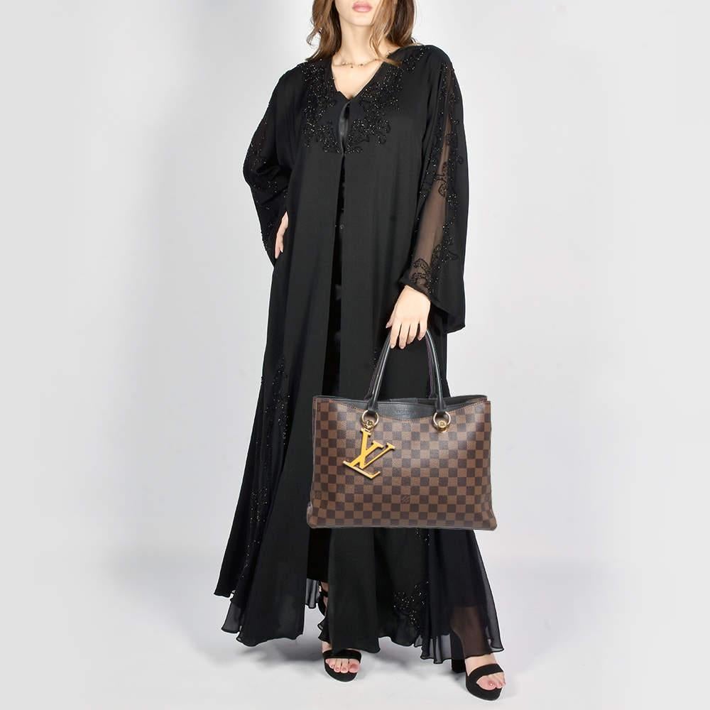 Louis Vuitton Black Damier Ebene Canvas LV Riverside Bag 7