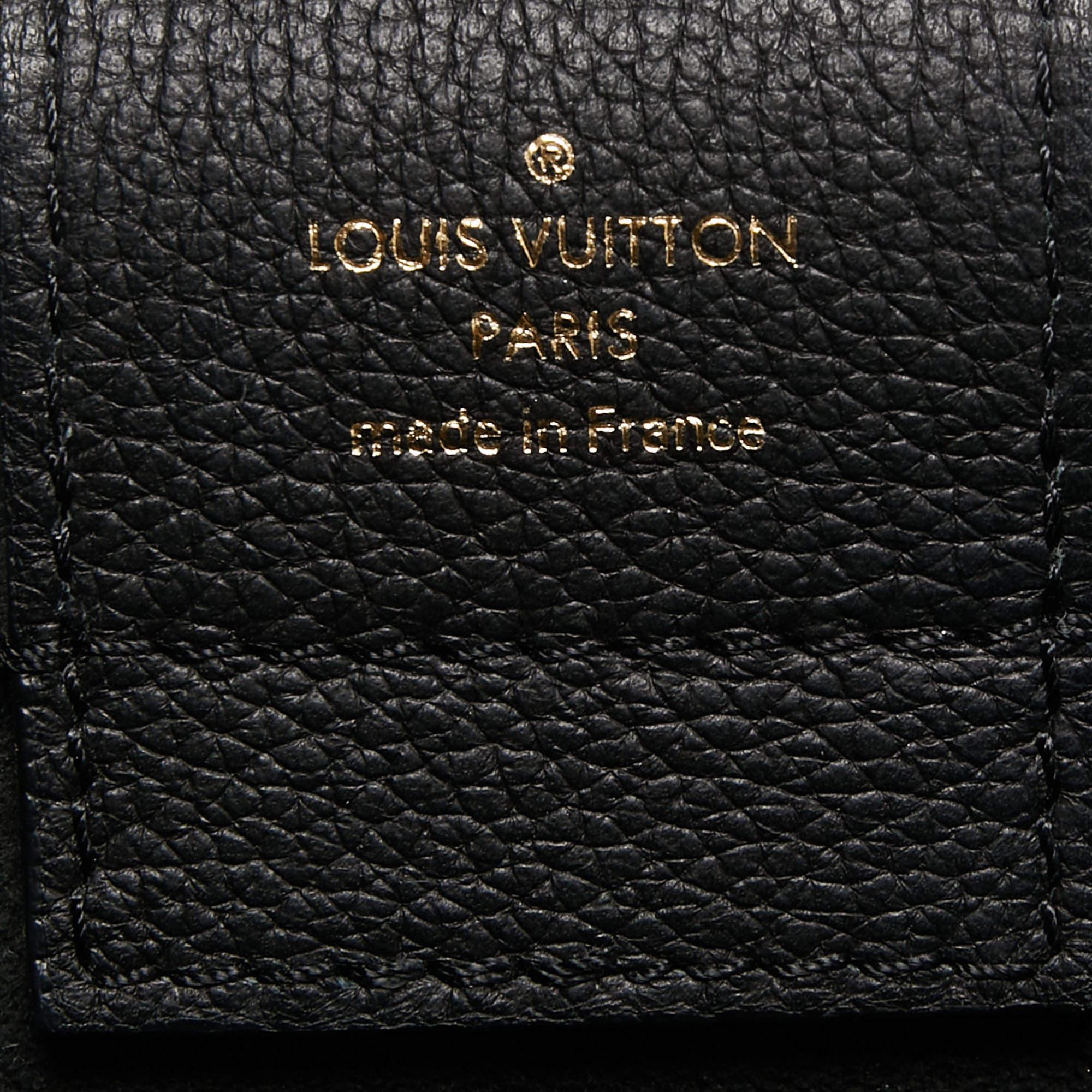 Women's Louis Vuitton Black Damier Ebene Canvas LV Riverside Bag