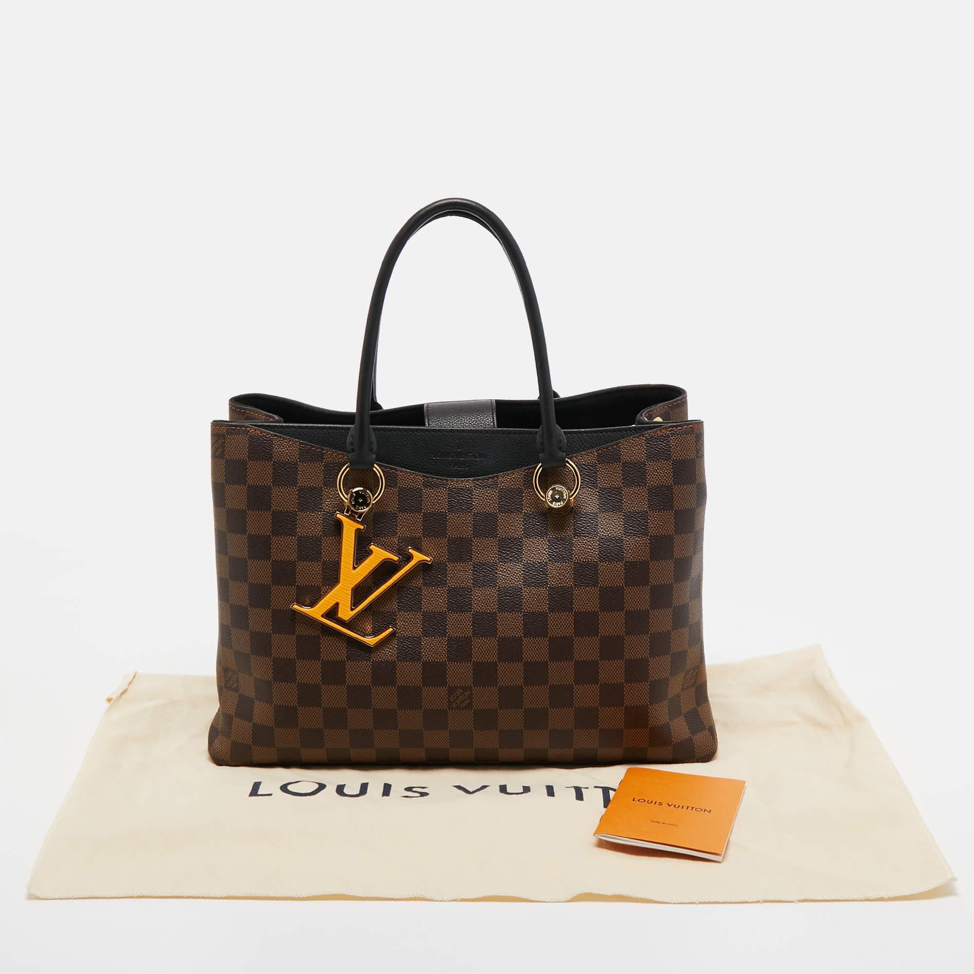Louis Vuitton Black Damier Ebene Canvas LV Riverside Bag 2