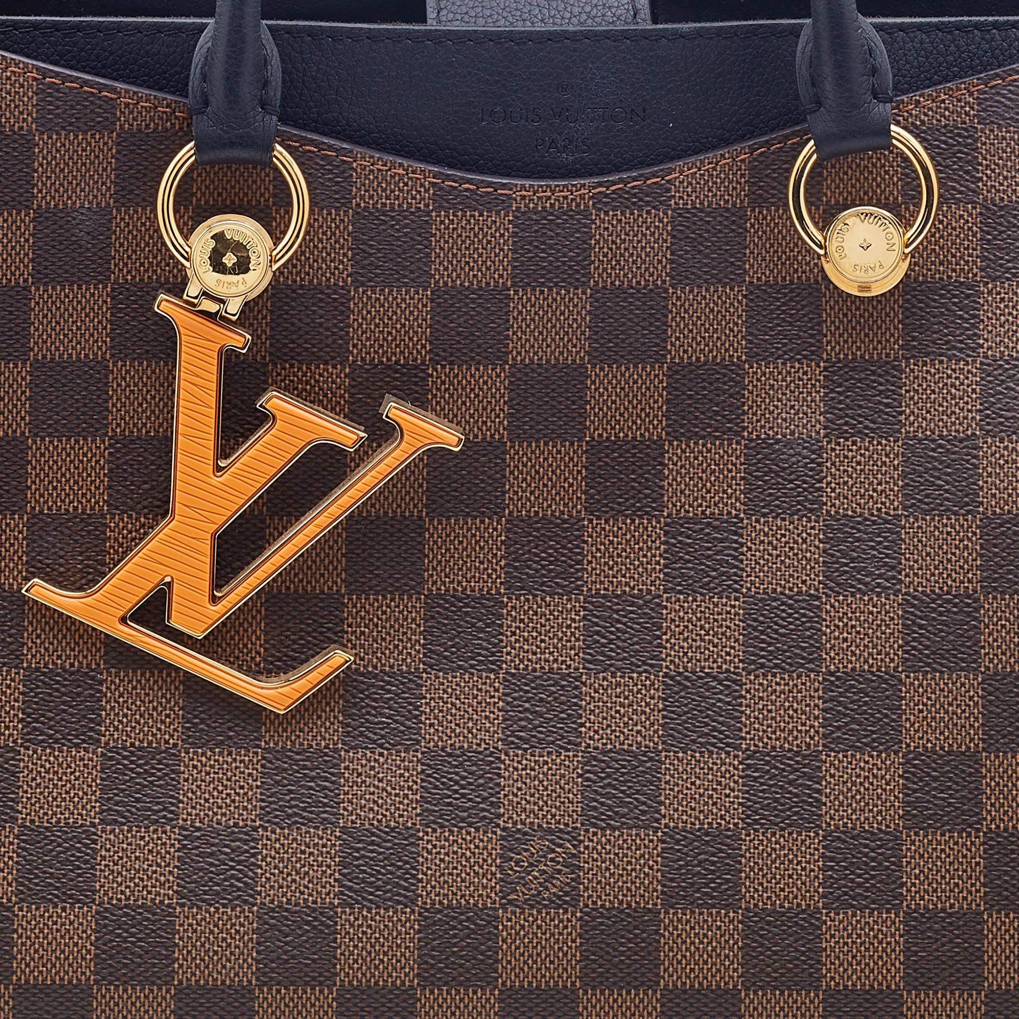 Louis Vuitton Black Damier Ebene Canvas LV Riverside Bag 2