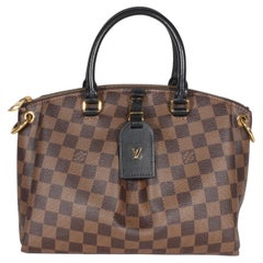 Louis Vuitton Black Damier Ebene Canvas Odeon Tote PM