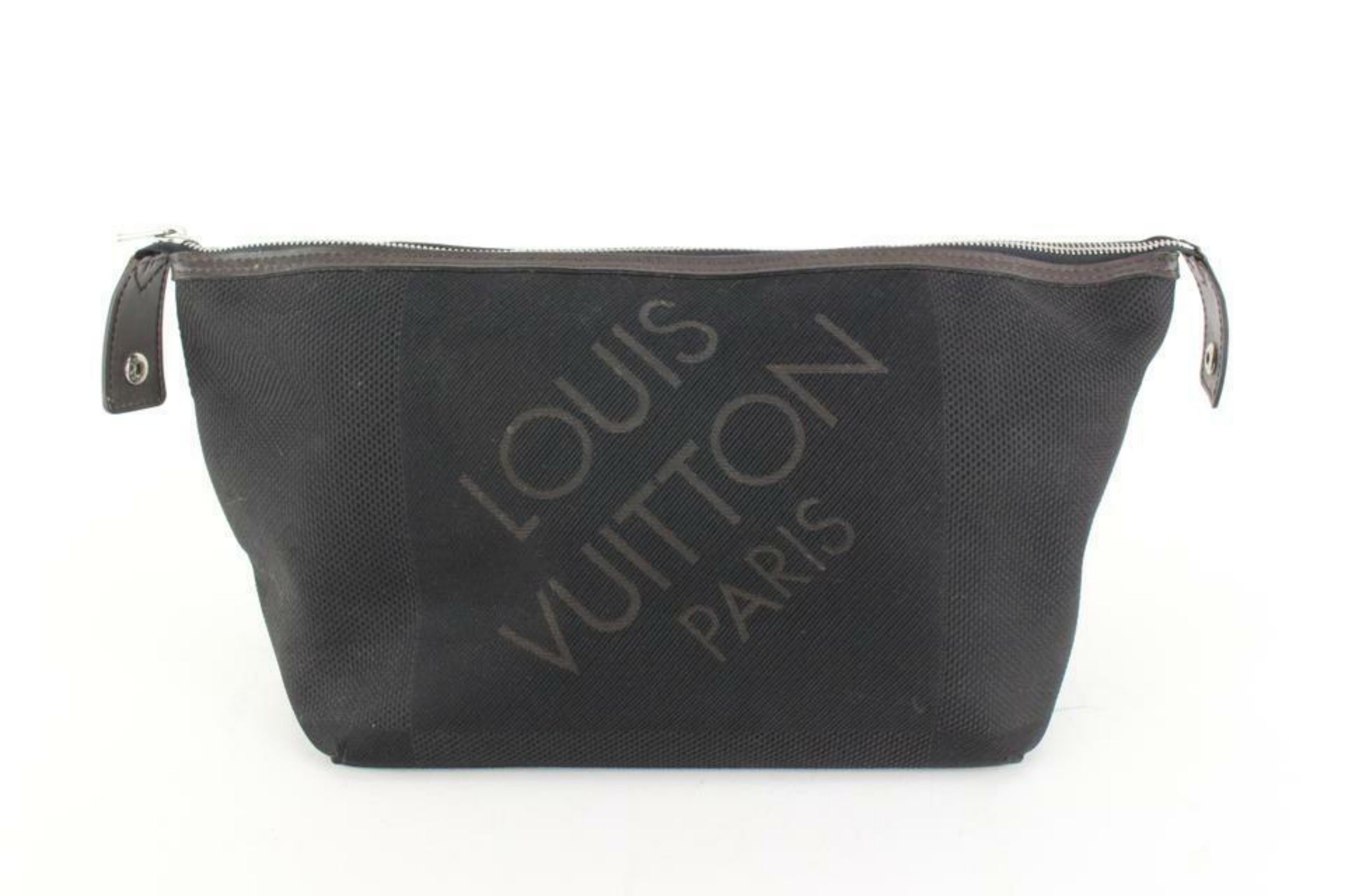 Louis Vuitton Black Damier Geant Albatros Toiletry Pouch 21L26a 2