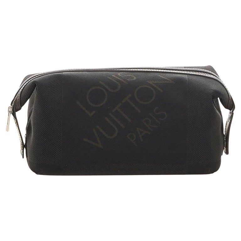 Louis Vuitton Black Epi Leather Small Cosmetic Pouch-Crossbody 6.5in x 4in  x 2.5