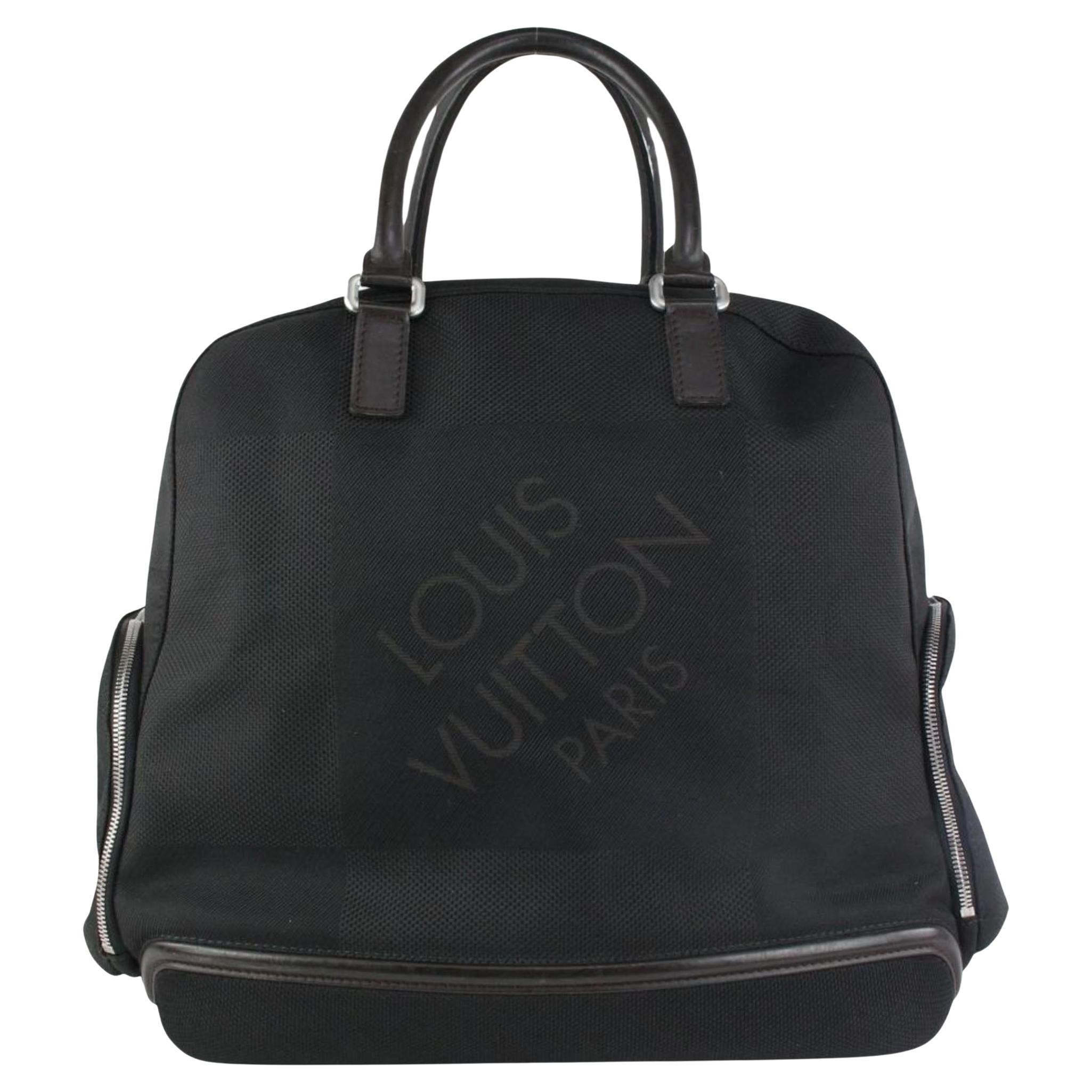Louis Vuitton Black Damier Geant Aventurier Polaire Travel Bag 122lv14