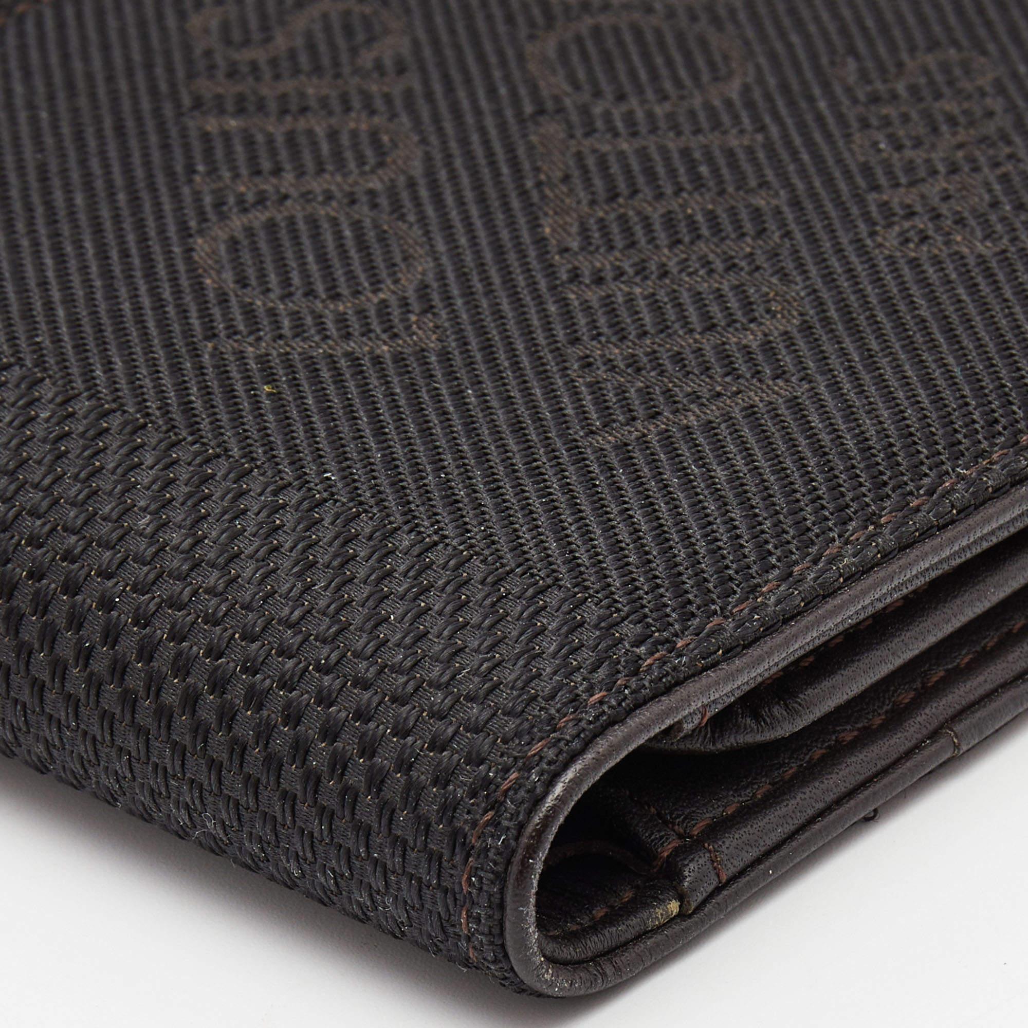 Louis Vuitton Black Damier Geant Canvas Bifold Wallet 6
