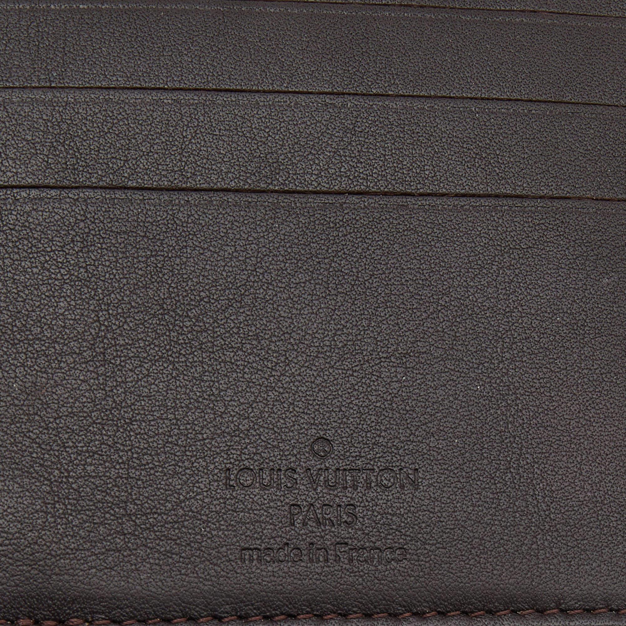 Louis Vuitton Black Damier Geant Canvas Bifold Wallet 4