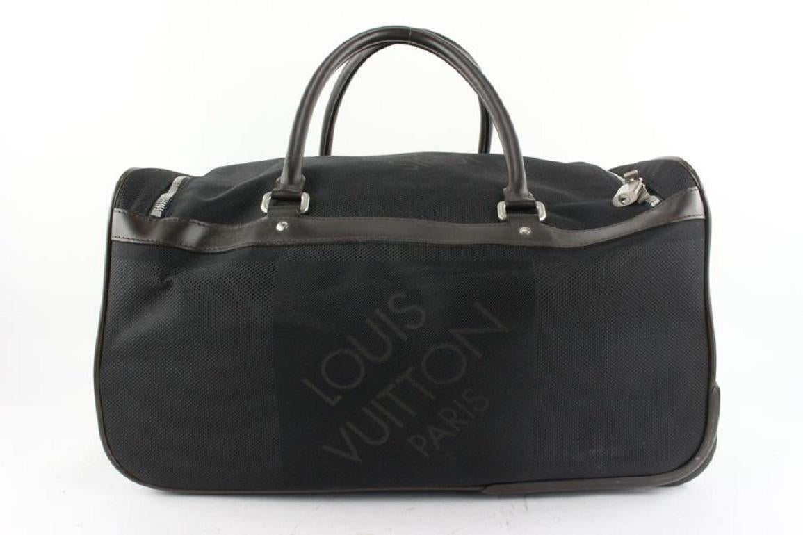 Louis Vuitton Black Damier Geant Eole Rolling Duffle Bag 21lvs721 4