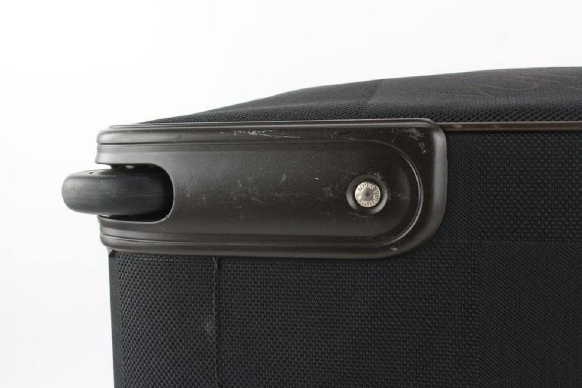 Louis Vuitton Black Damier GeanteEole 50 Rolling Duffle Bag 5LV91 For Sale 4