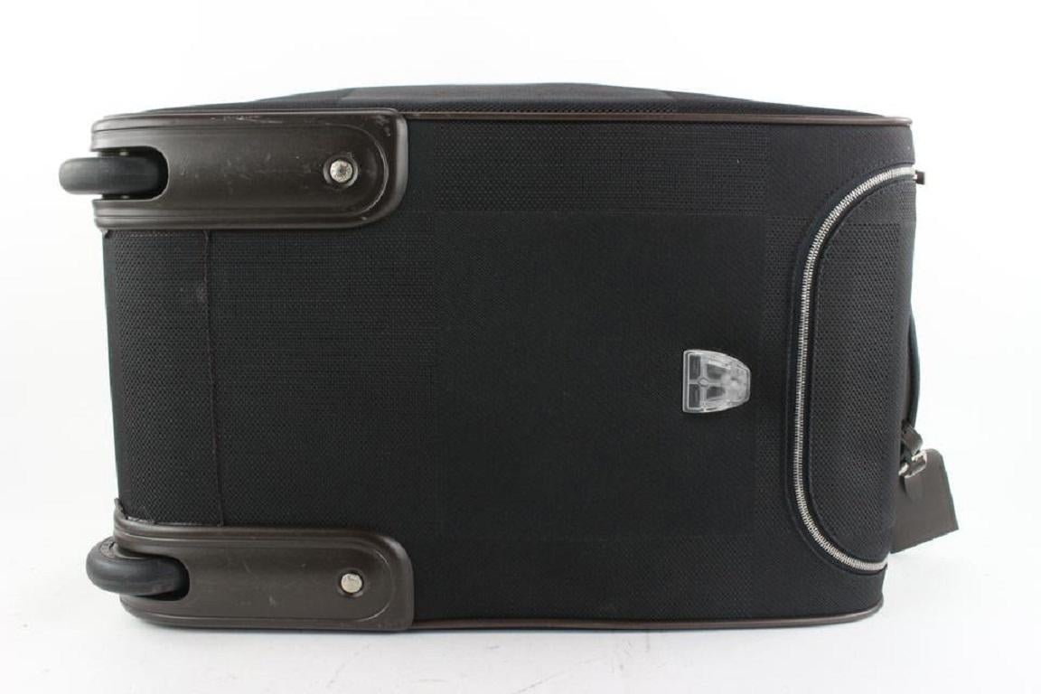 Louis Vuitton Black Damier GeanteEole 50 Rolling Duffle Bag 5LV91 For Sale 2