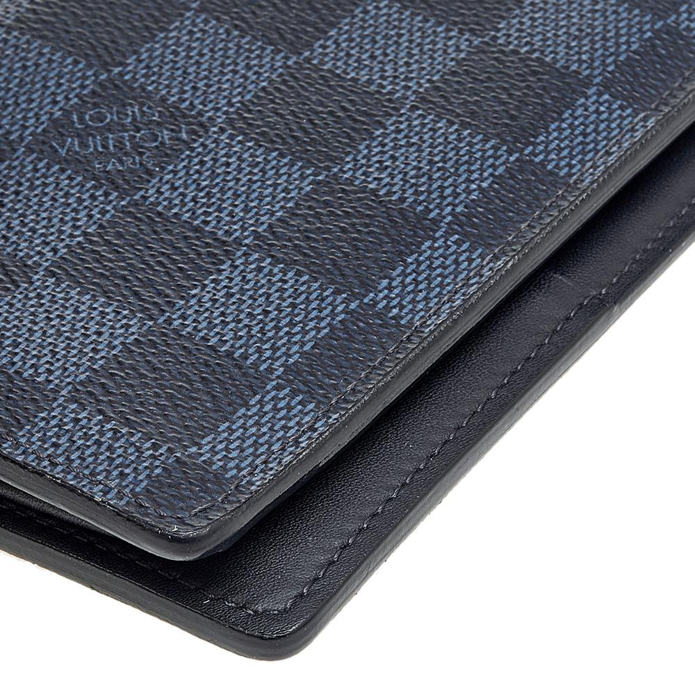Louis Vuitton Black Damier Graphite Canvas Brazza Wallet In Good Condition In Dubai, Al Qouz 2