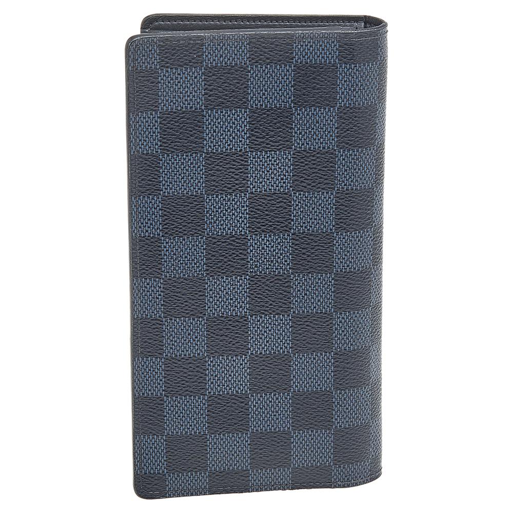 Louis Vuitton Black Damier Graphite Canvas Brazza Wallet 4