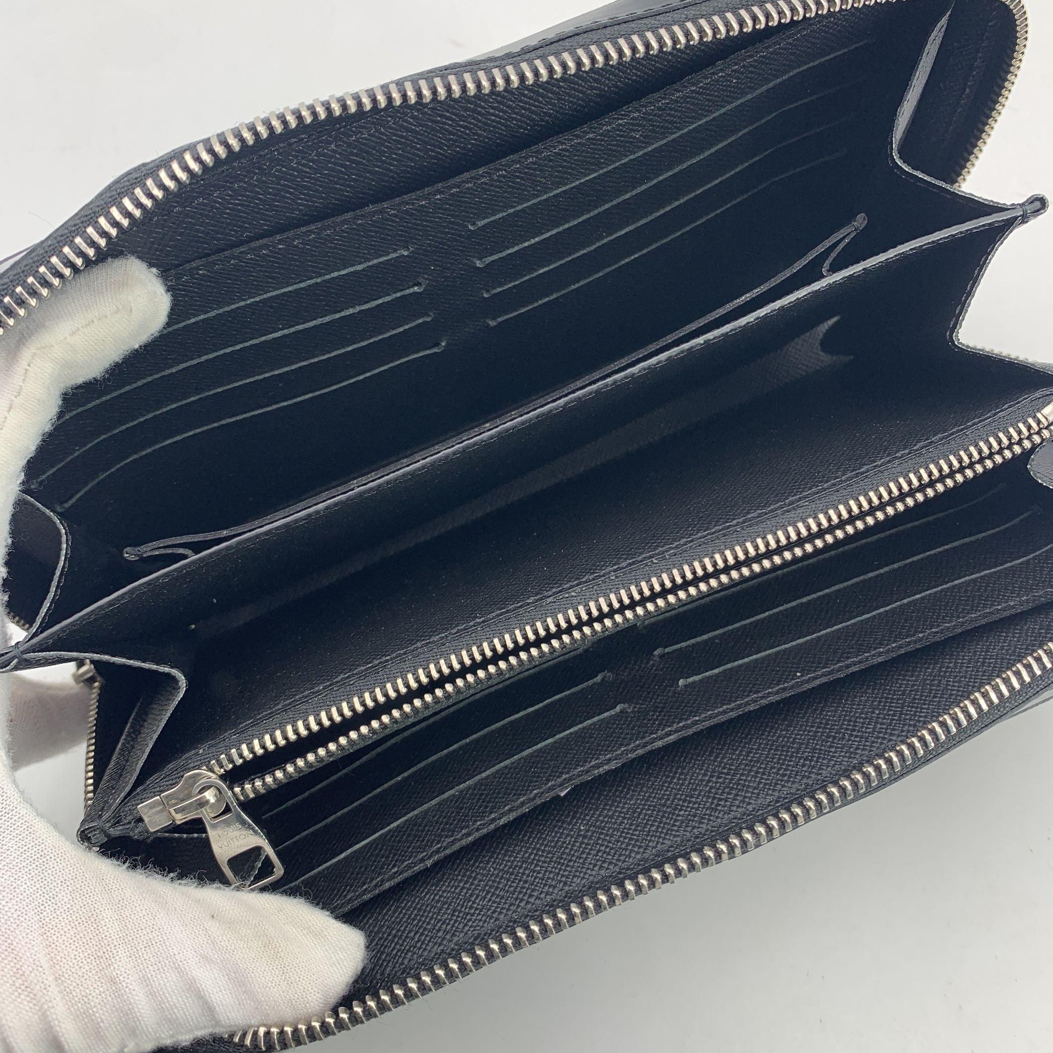 Women's Louis Vuitton Black Damier Graphite Canvas Zippy XL Wallet