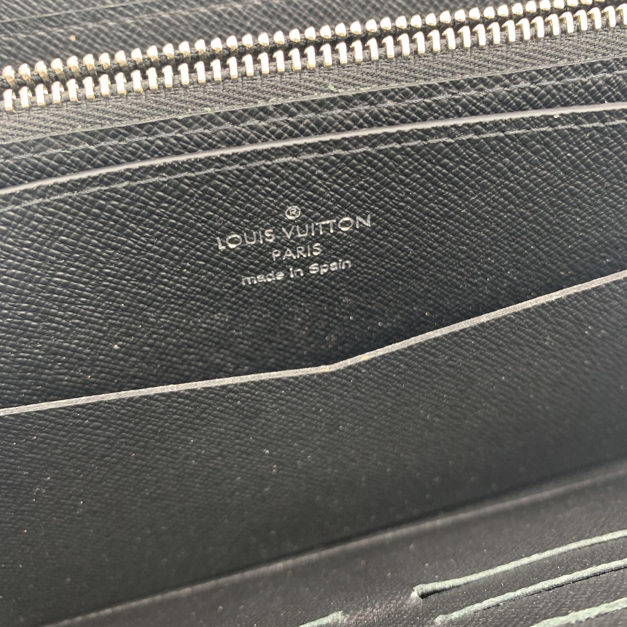Louis Vuitton Black Damier Graphite Canvas Zippy XL Wallet 1
