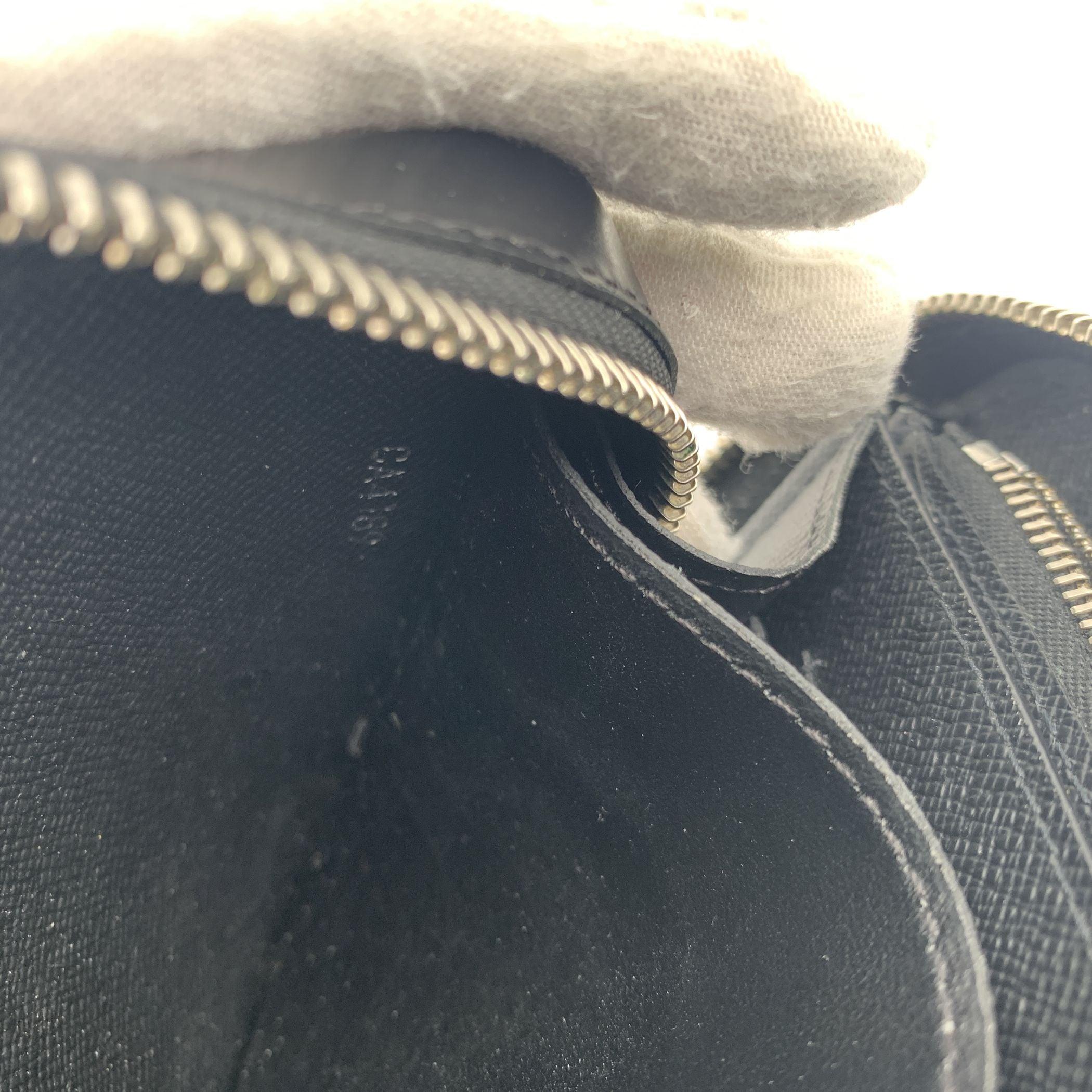 Louis Vuitton Black Damier Graphite Canvas Zippy XL Wallet 2