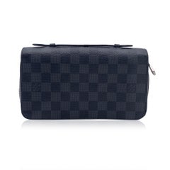 Louis Vuitton Black Damier Graphite Canvas Zippy XL Wallet