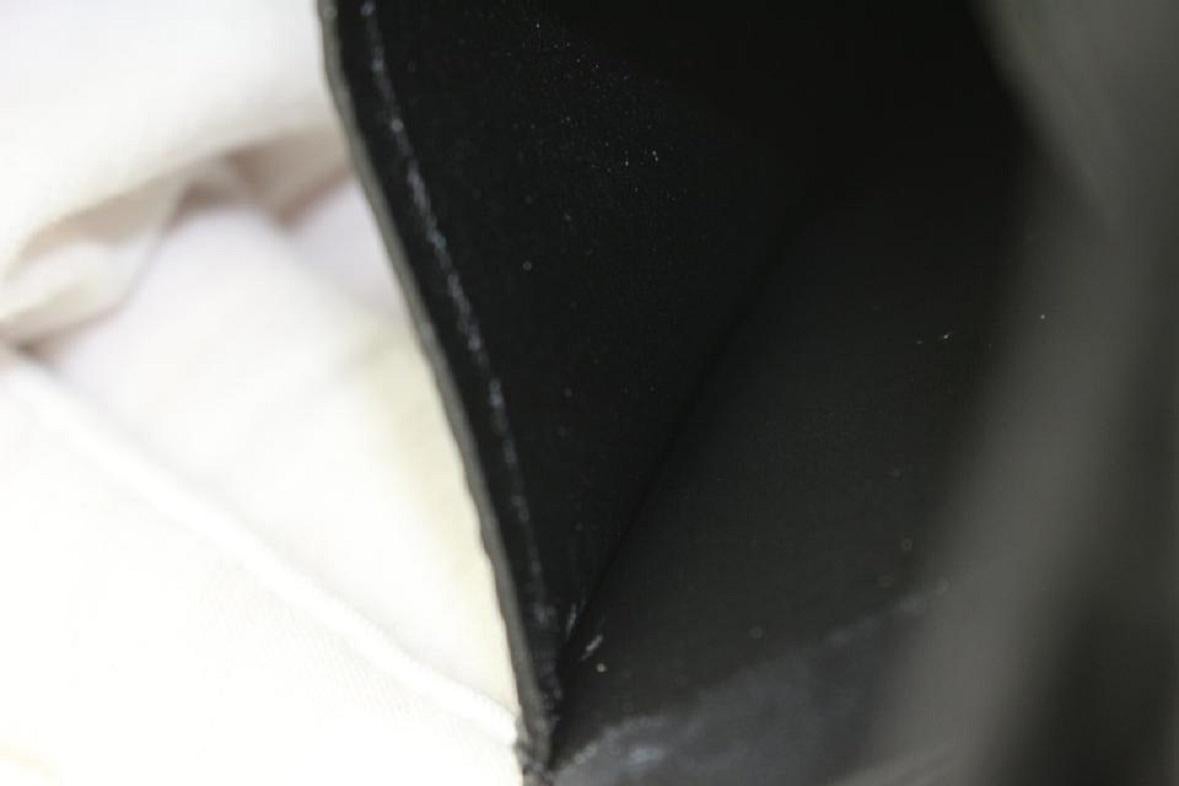 Louis Vuitton Black Damier Graphite Card Holder Wristlet Pouch Clutch 258lv21 6