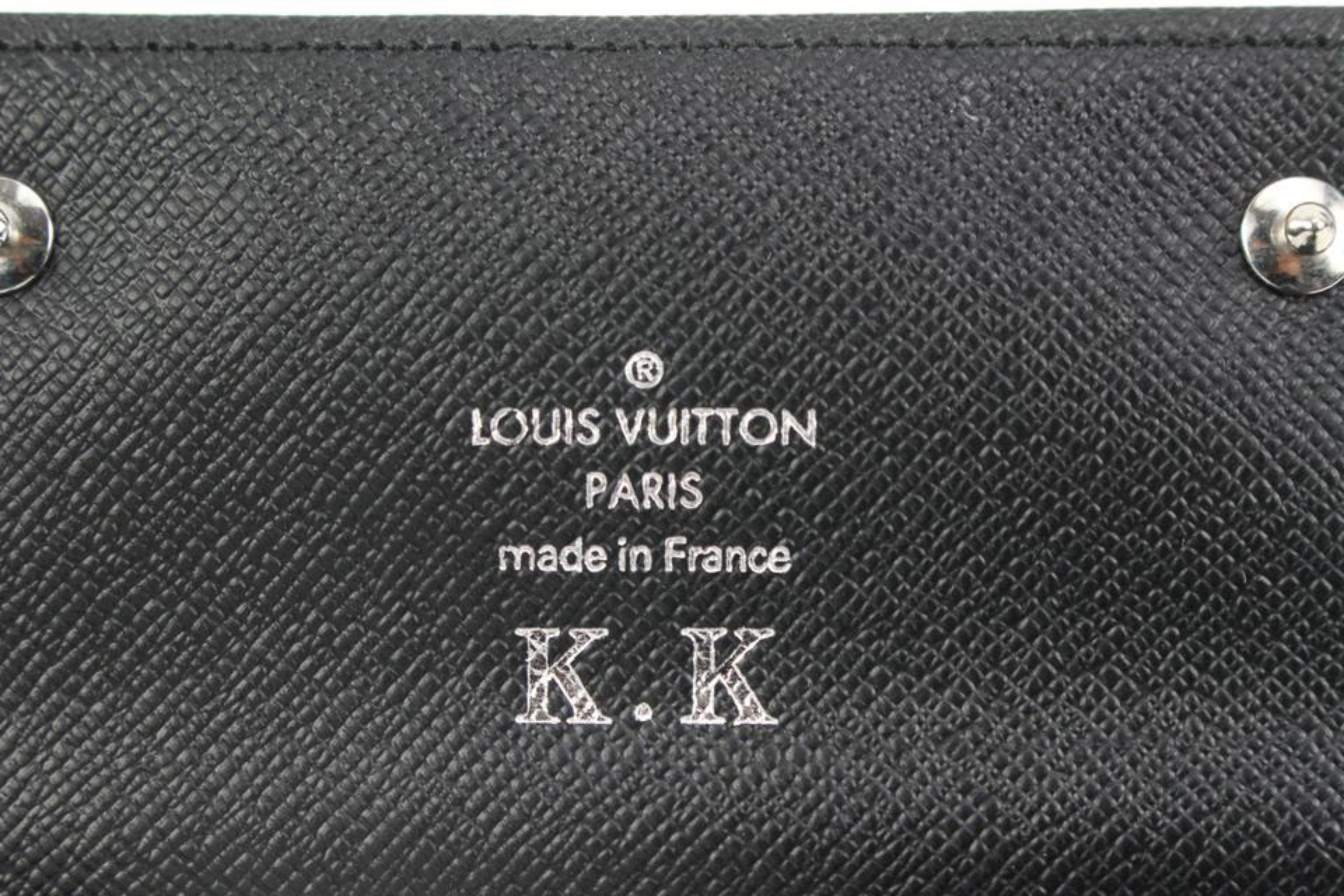 Louis Vuitton Black Damier Graphite Compact Snap Wallet 2lk318s For Sale 1