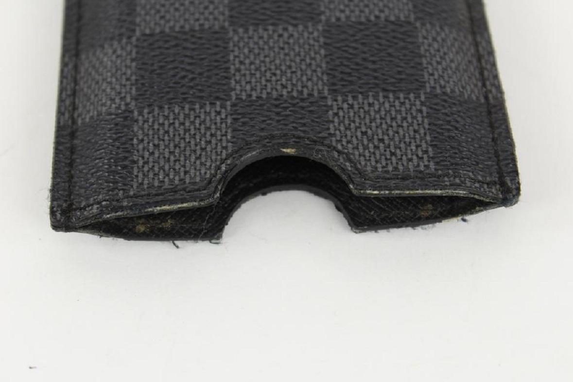 Louis Vuitton Black Damier Graphite iPhone 3G Case or Card Holder 22lvs1230 5