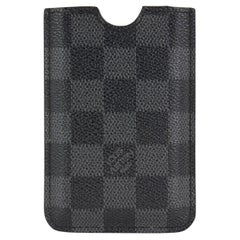 Louis Vuitton Black Damier Graphite iPhone 3G Case or Card Holder 22lvs1230