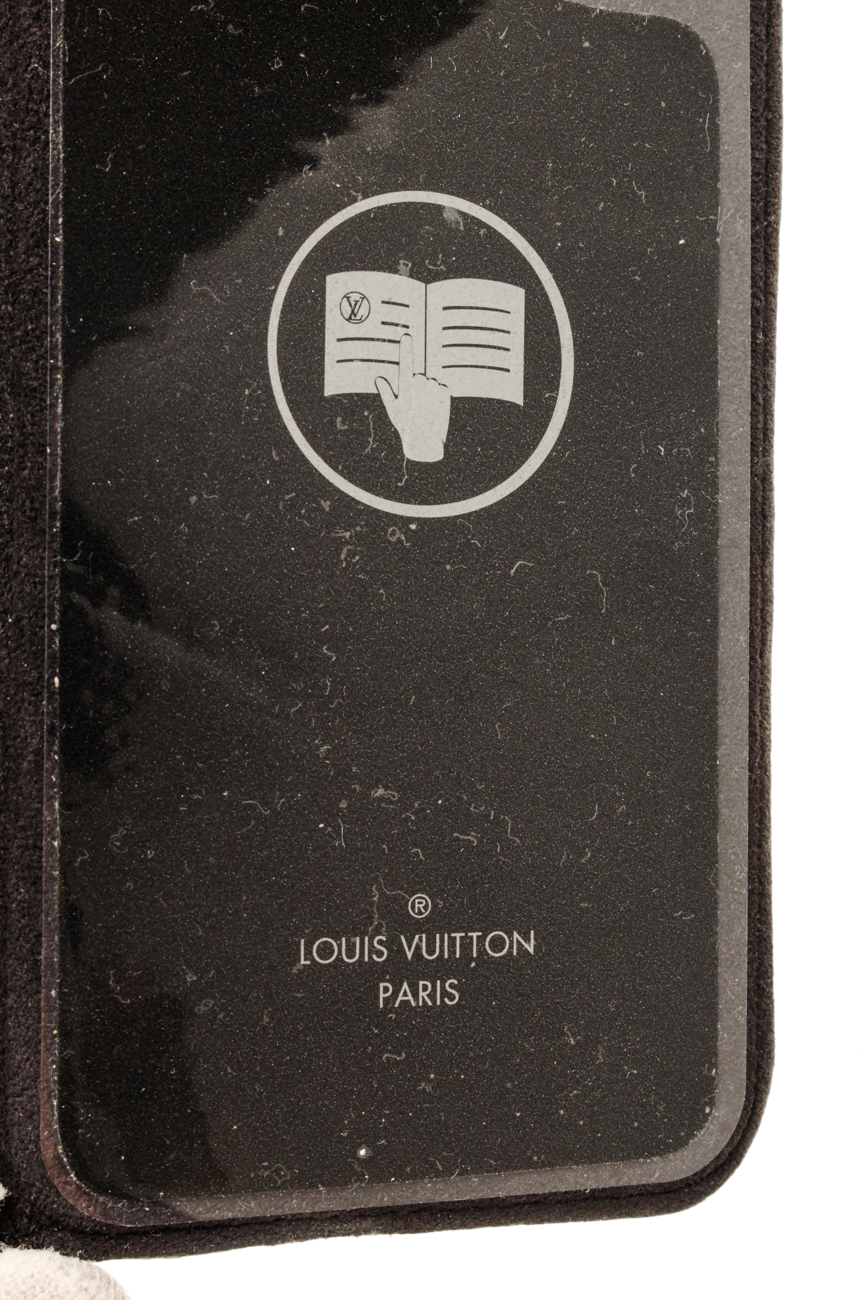 Louis Vuitton Black Damier Graphite Iphone X Folio Cover Case 2
