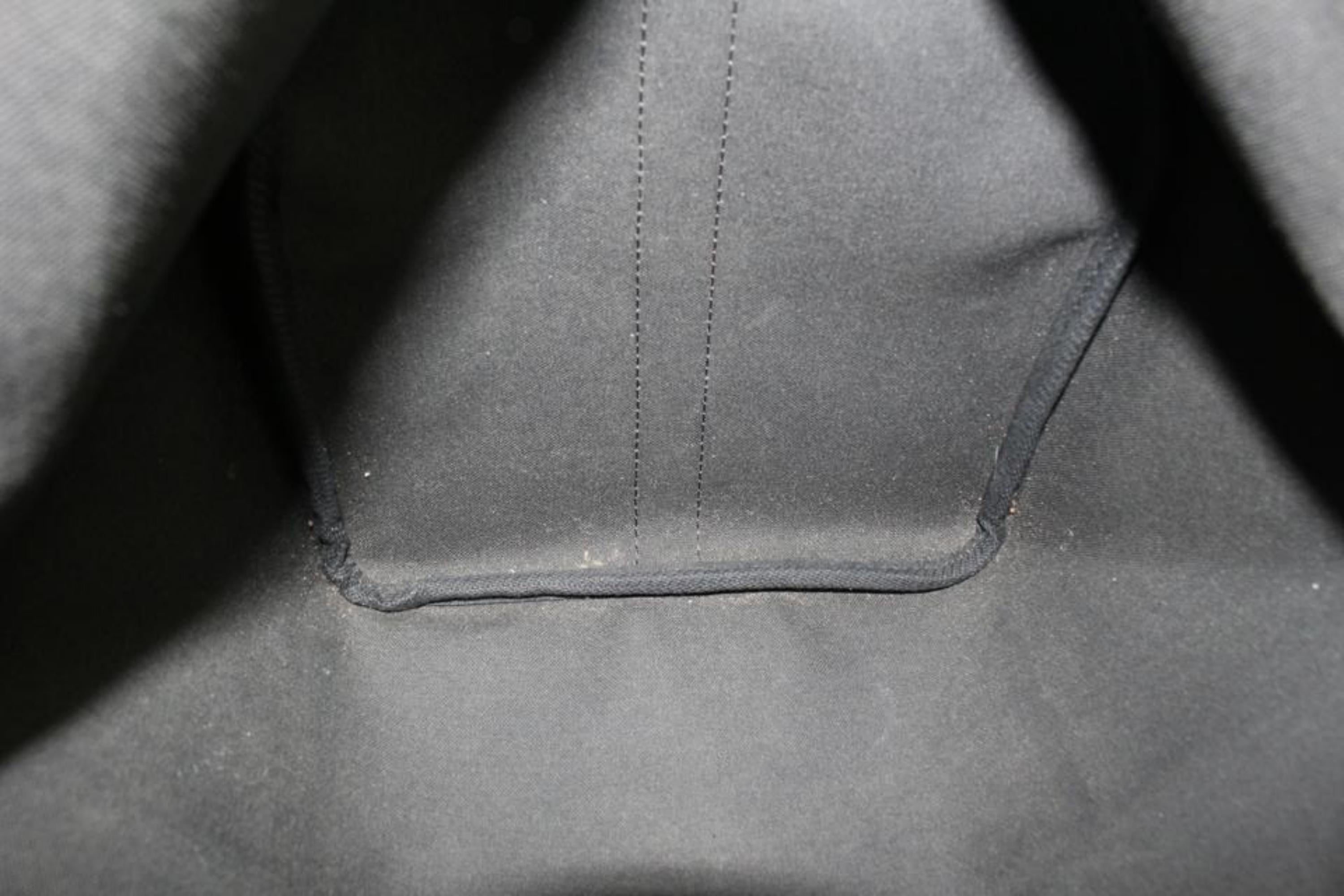 Schwarze Damier Graphit Keepall Bandouliere 45 Duffle Bag 4l830a von Louis Vuitton im Angebot 6
