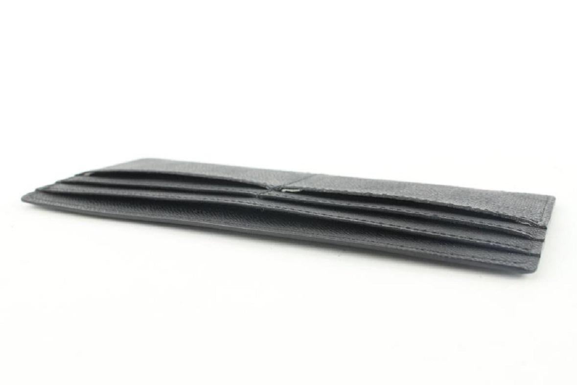 Louis Vuitton Nero Damier Graphite Portafoglio lungo Porta Cartes 2