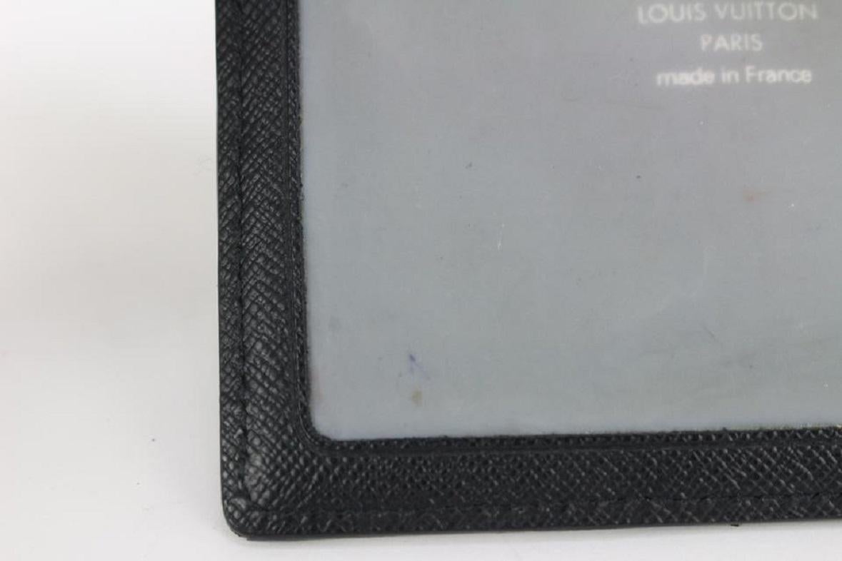 Louis Vuitton Black Damier Graphite Long Card Holder Wallet Insert 2LV927 5
