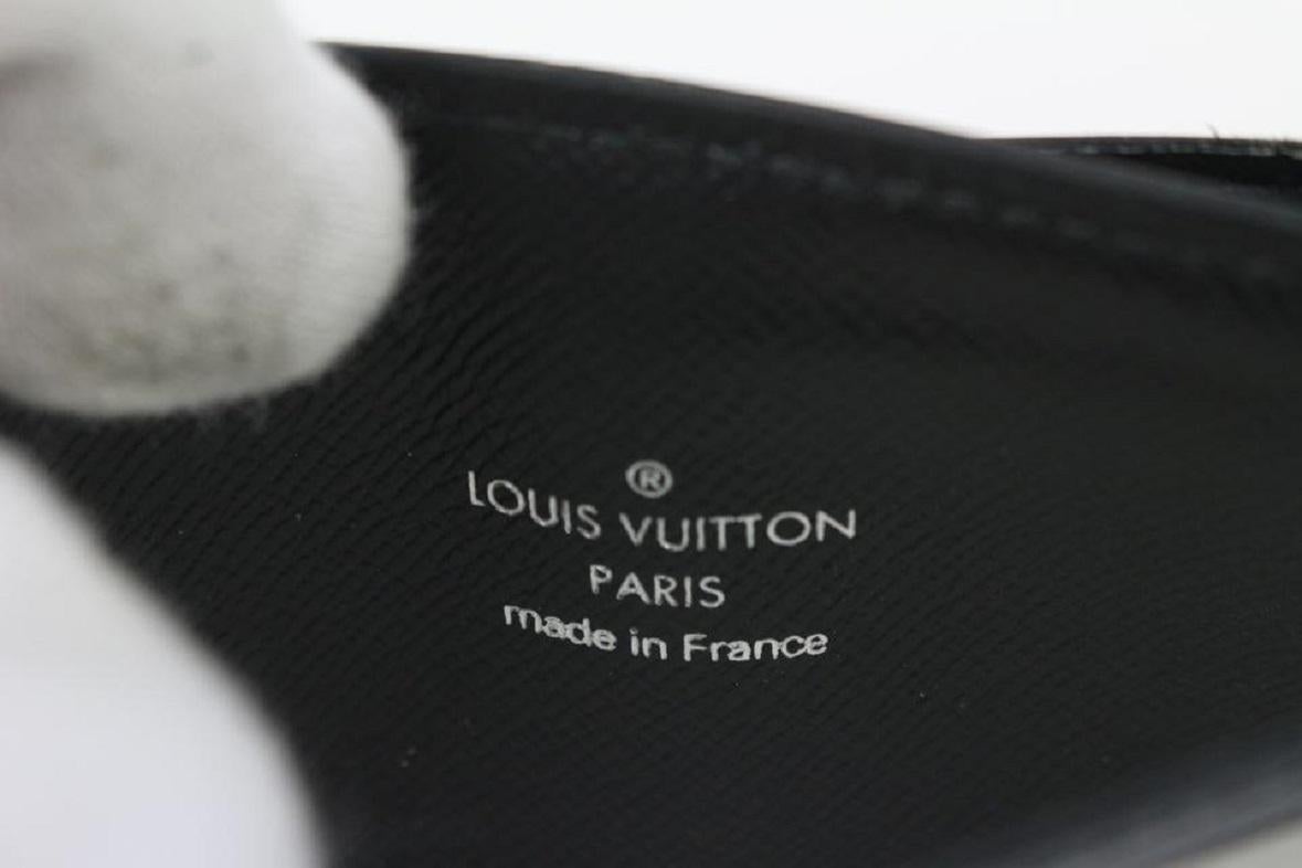Louis Vuitton Black Damier Graphite Long Card Holder Wallet Insert 2LV927 7