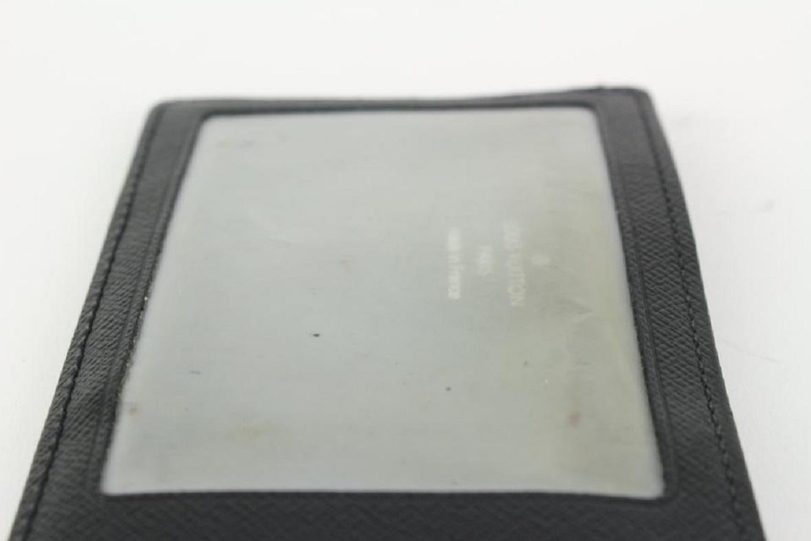 Louis Vuitton Black Damier Graphite Long Card Holder Wallet Insert 2LV927 1