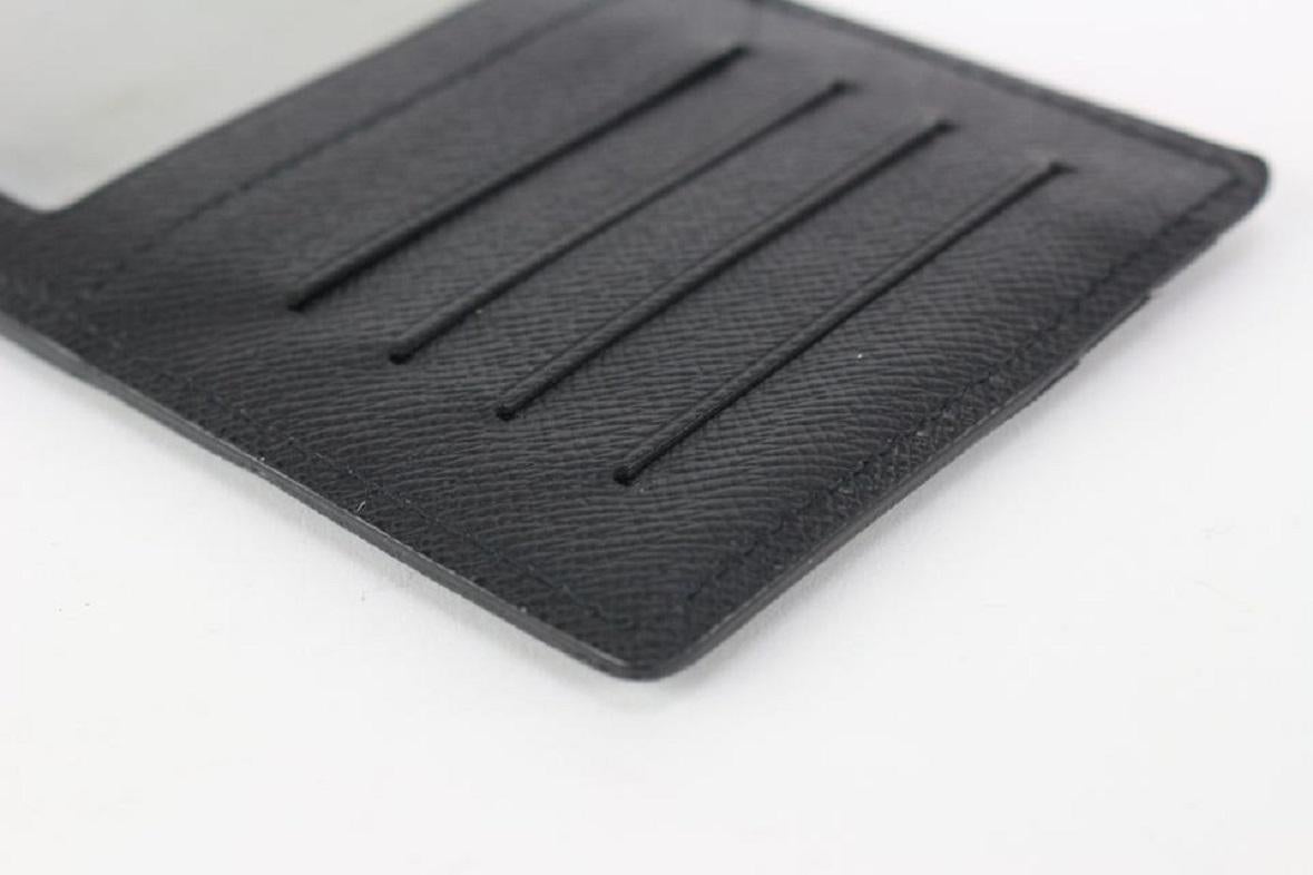 Louis Vuitton Black Damier Graphite Long Card Holder Wallet Insert 2LV927 3