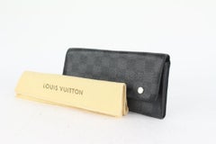 Louis Vuitton Black Damier Graphite Modulable Long Snap Wallet 140lv729